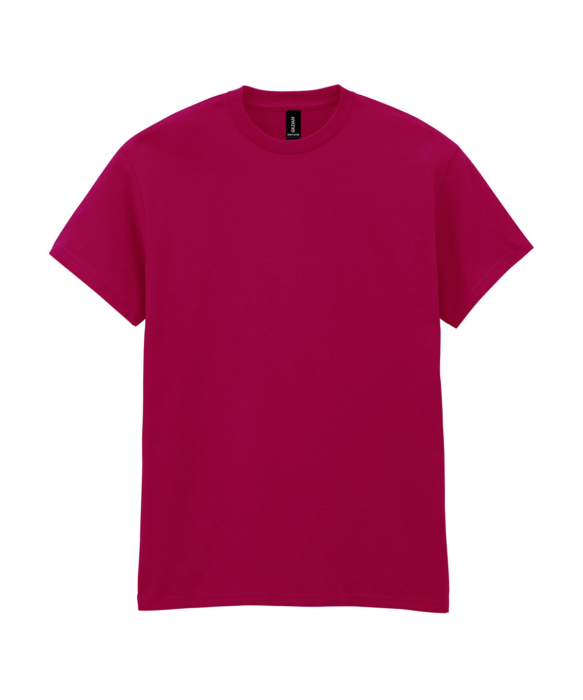 Gildan Heavy Cotton adult t-shirt in Cardinal Red, front view