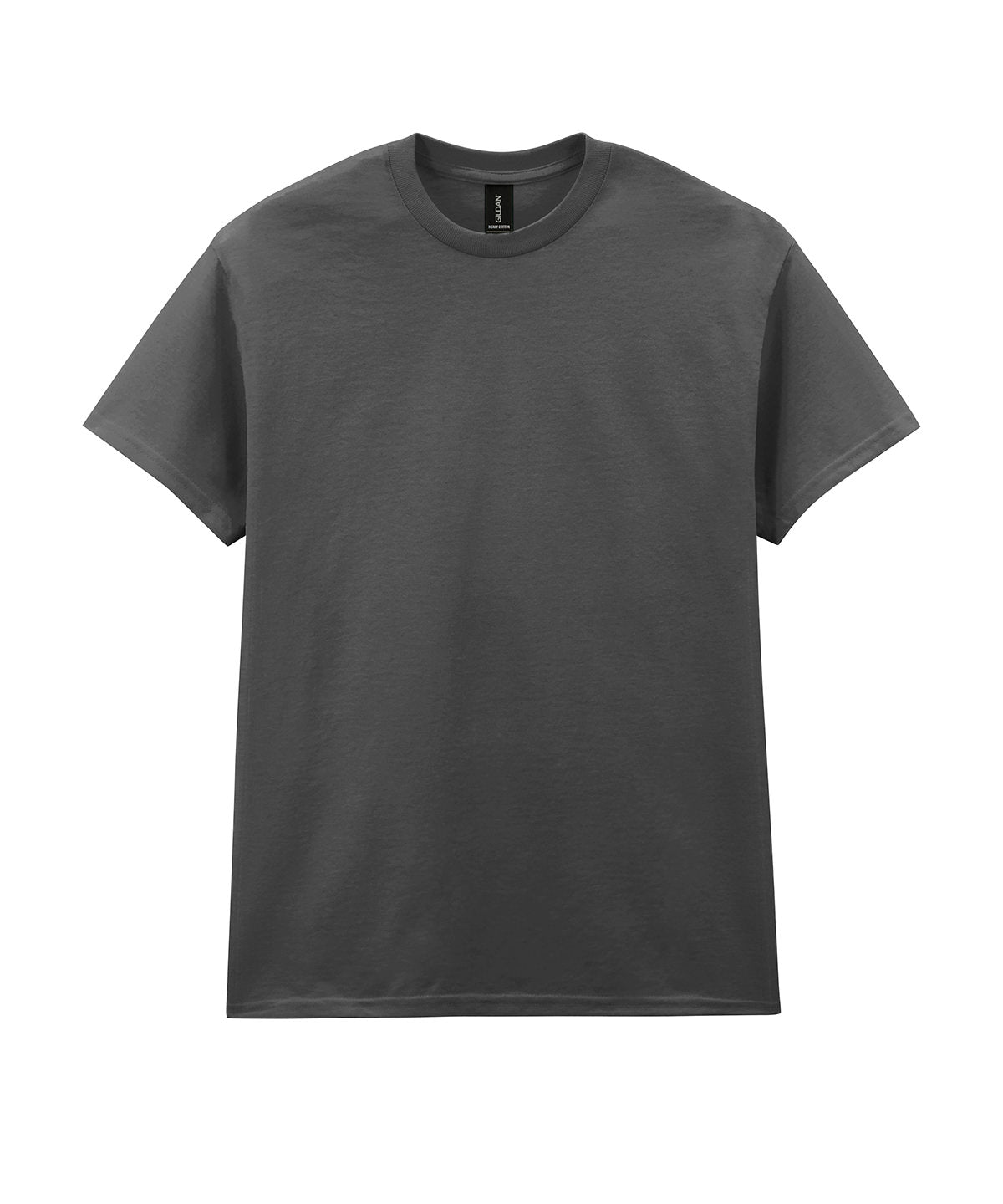 Gildan Heavy Cotton adult t-shirt in Charcoal, front view