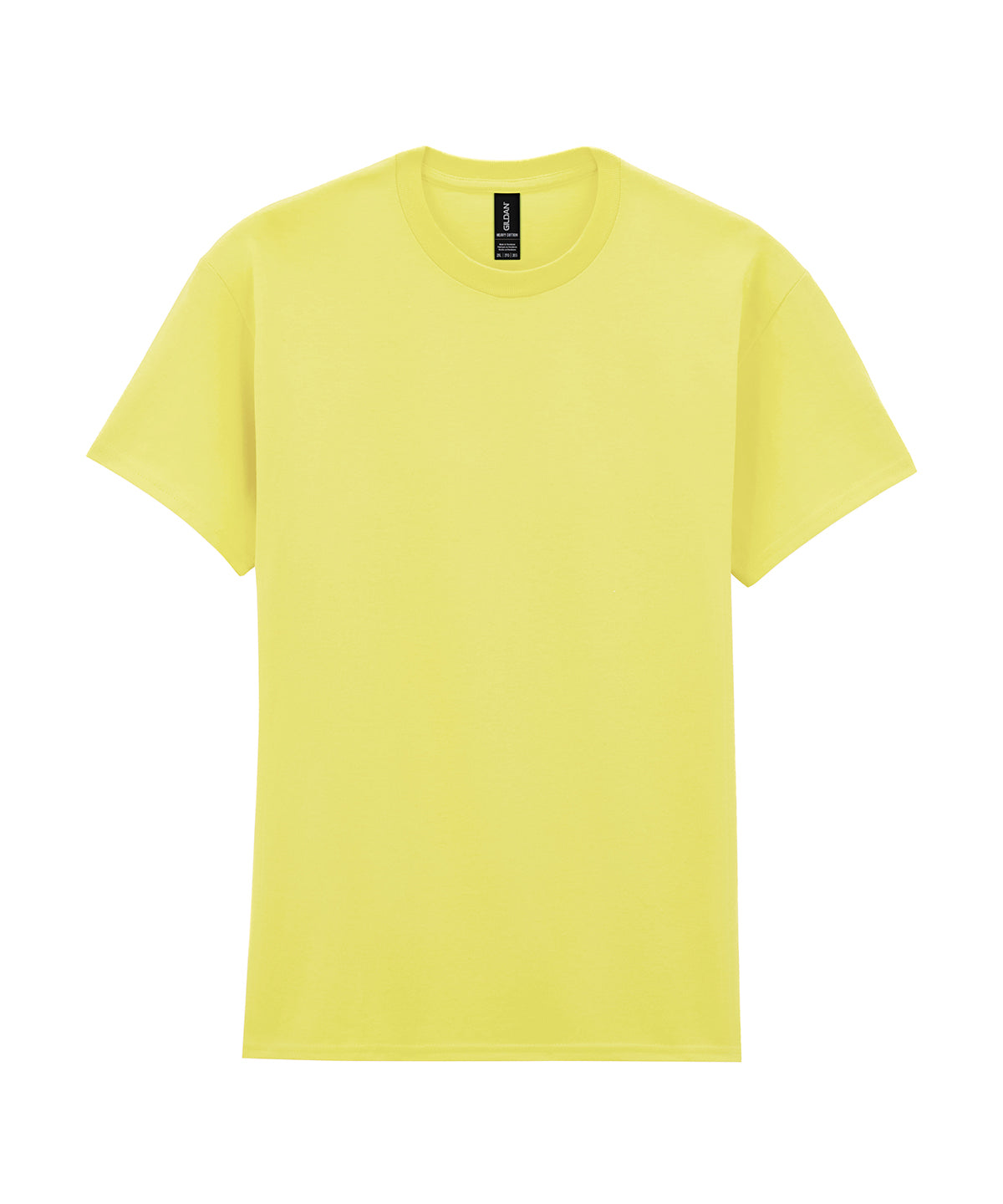 Gildan Heavy Cotton adult t-shirt in Cornsilk, front view