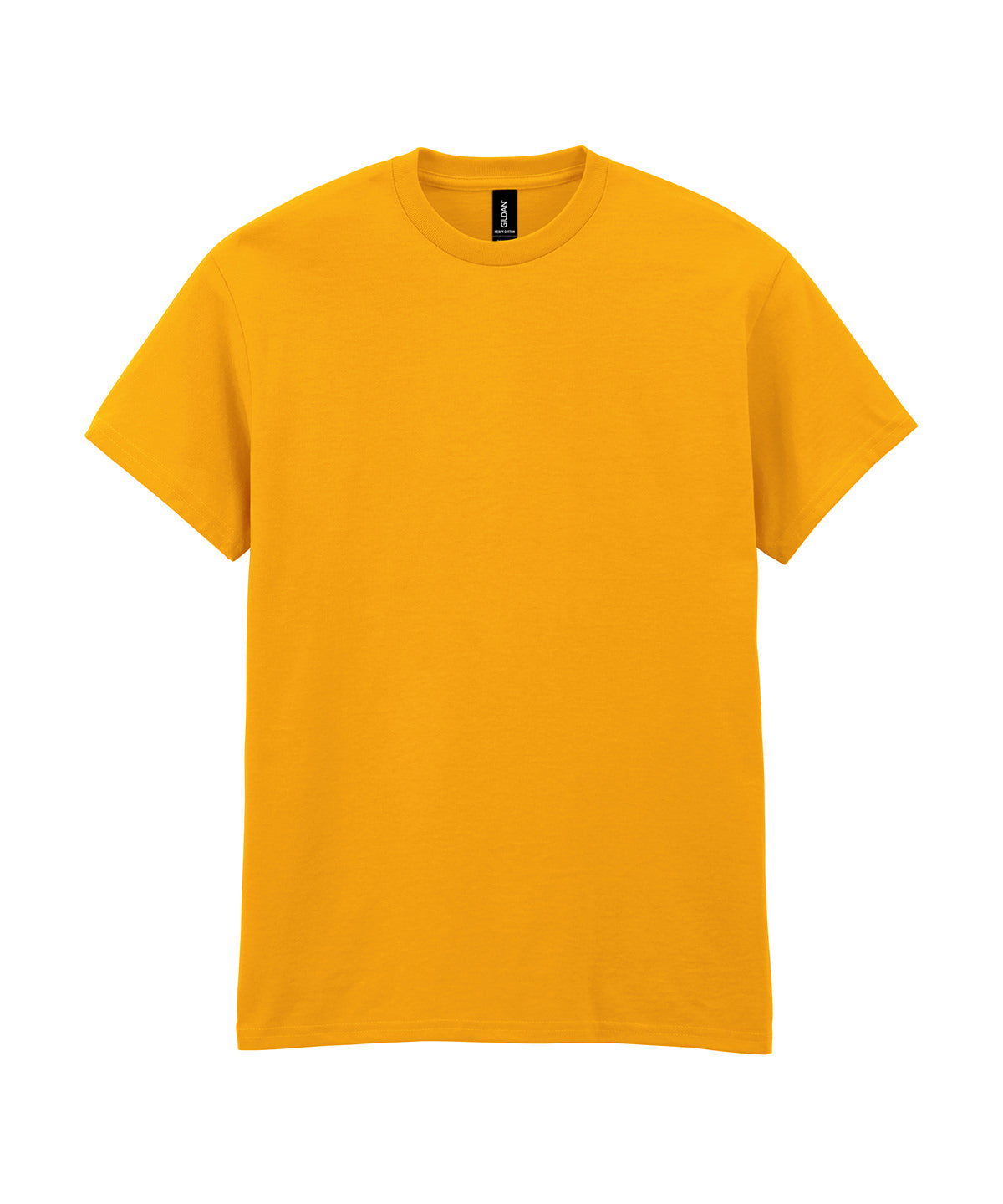 Gildan Heavy Cotton adult t-shirt in Gold, front view