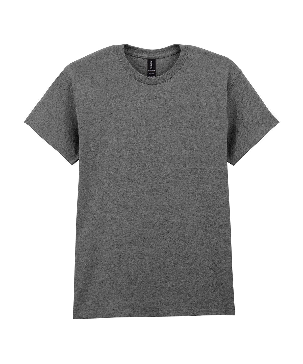 Gildan Heavy Cotton adult t-shirt in Graphite Heather, front view