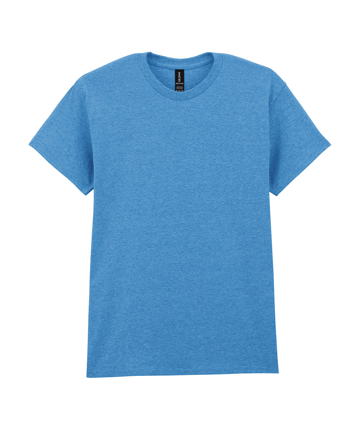 Gildan Heavy Cotton adult t-shirt in Heather Sapphire, front view
