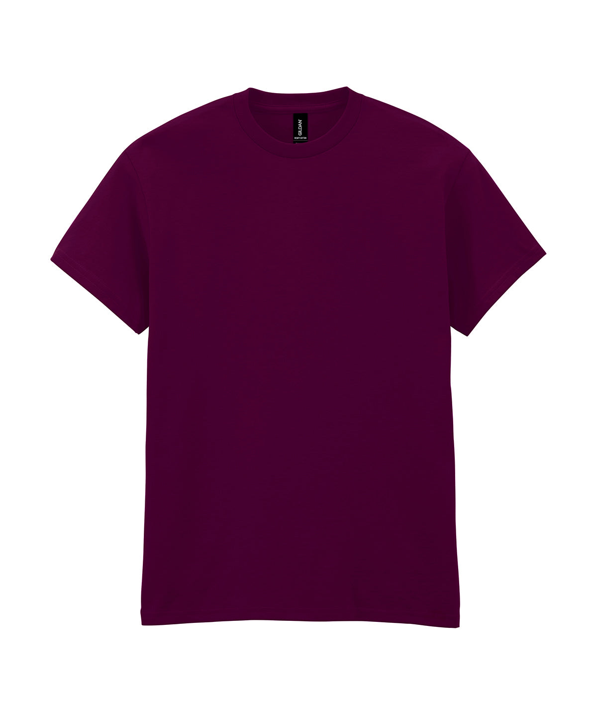 Gildan Heavy Cotton adult t-shirt in Maroon, front view