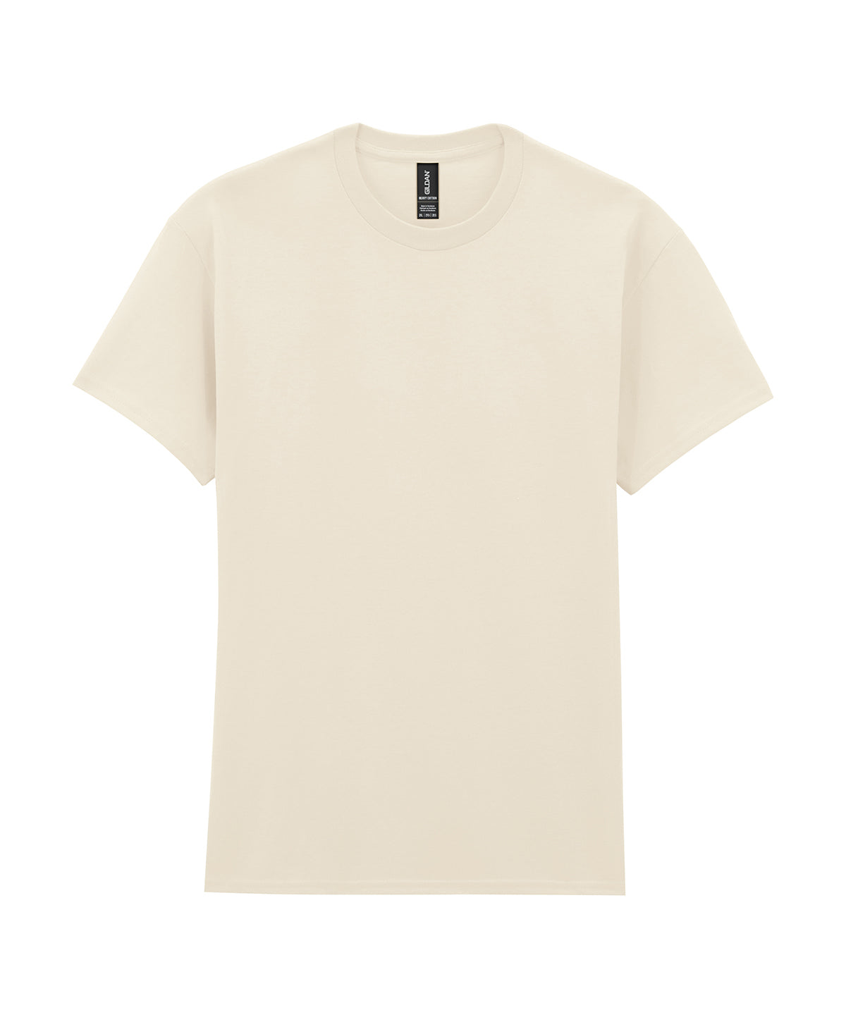 Gildan Heavy Cotton adult t-shirt in Natural, front view