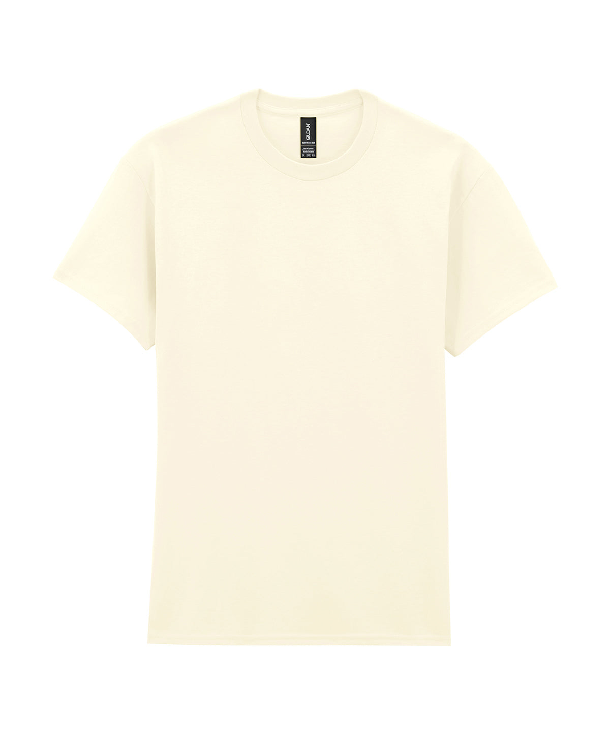 Gildan Heavy Cotton adult t-shirt in Off White, front view