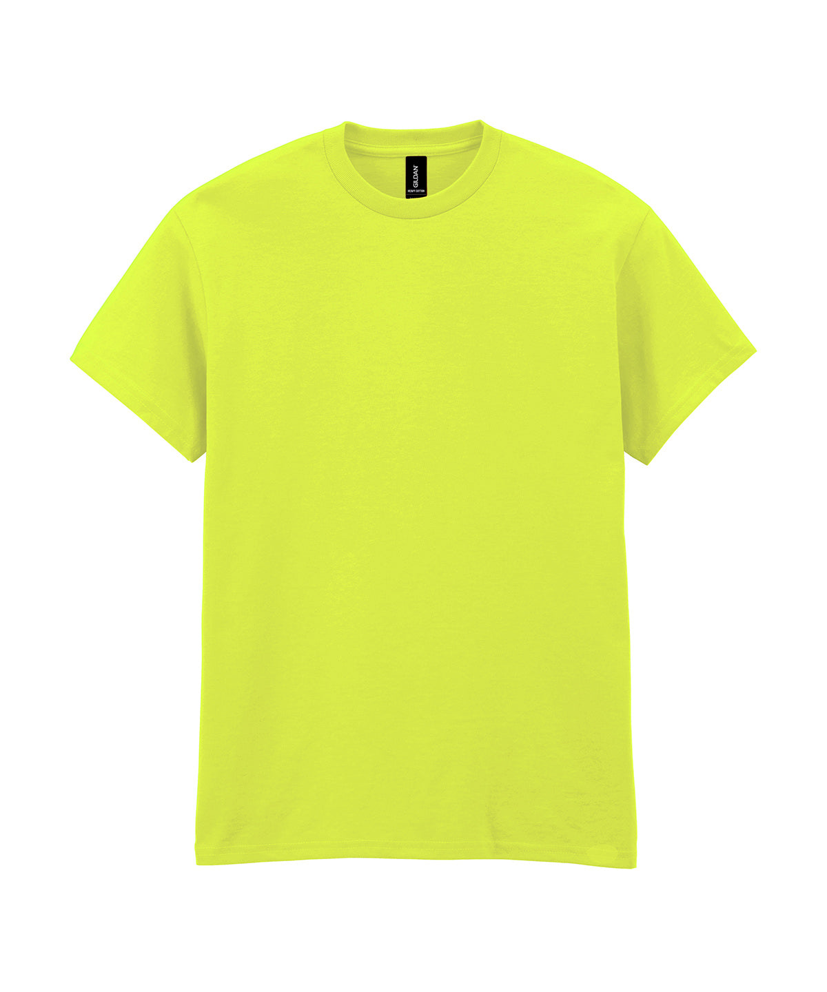 Gildan Heavy Cotton adult t-shirt in Safety Green, front view