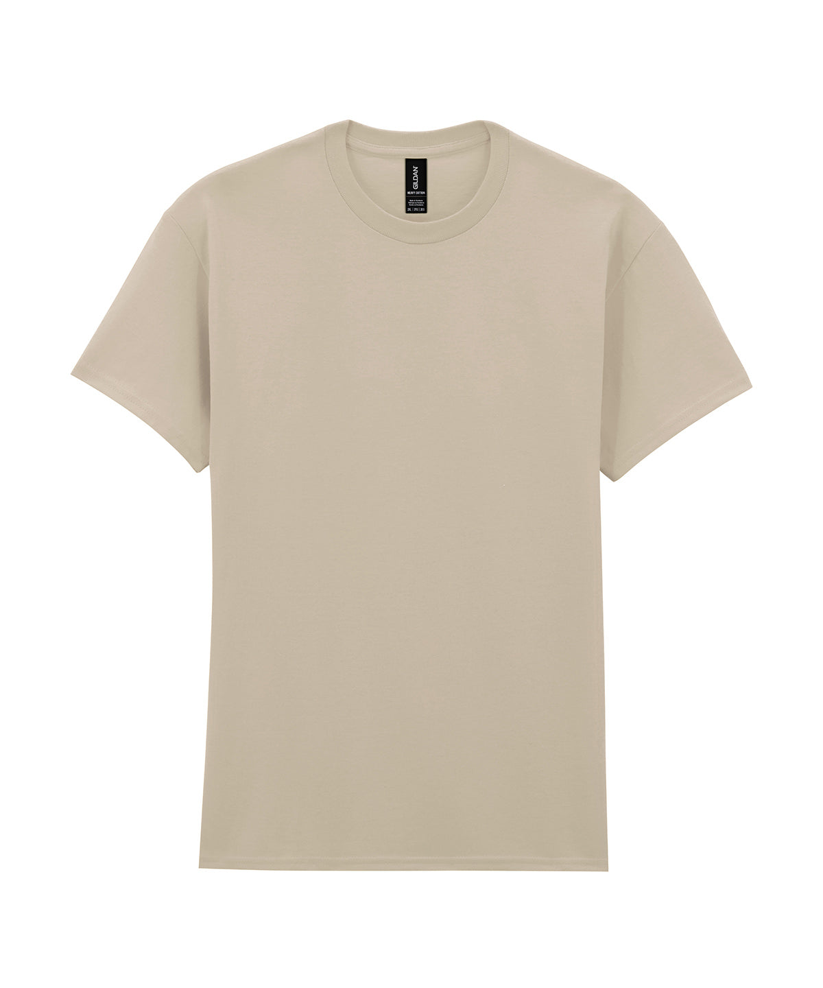 Gildan Heavy Cotton adult t-shirt in Sand, front view
