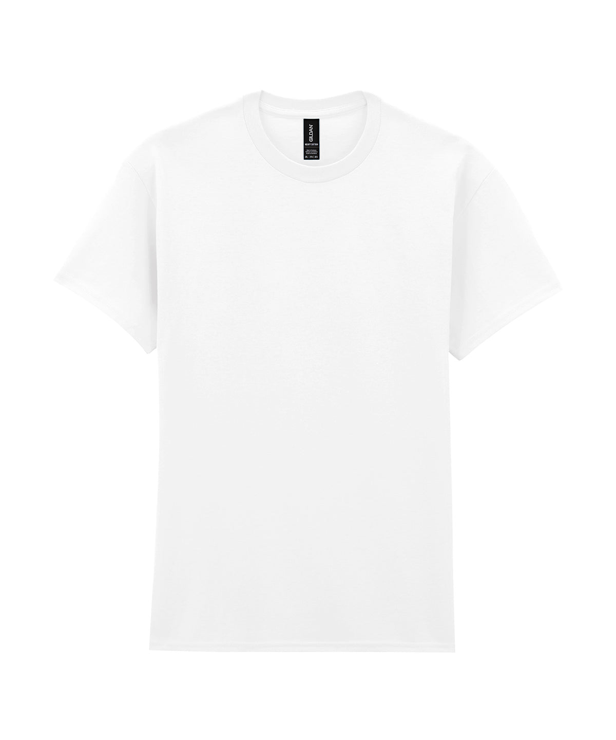 Gildan Heavy Cotton adult t-shirt in White, front view