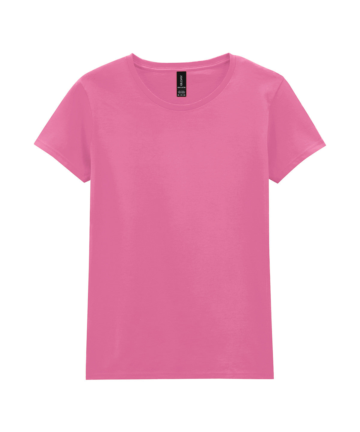 Gildan Heavy Cotton women's t-shirt in Azalea, front view