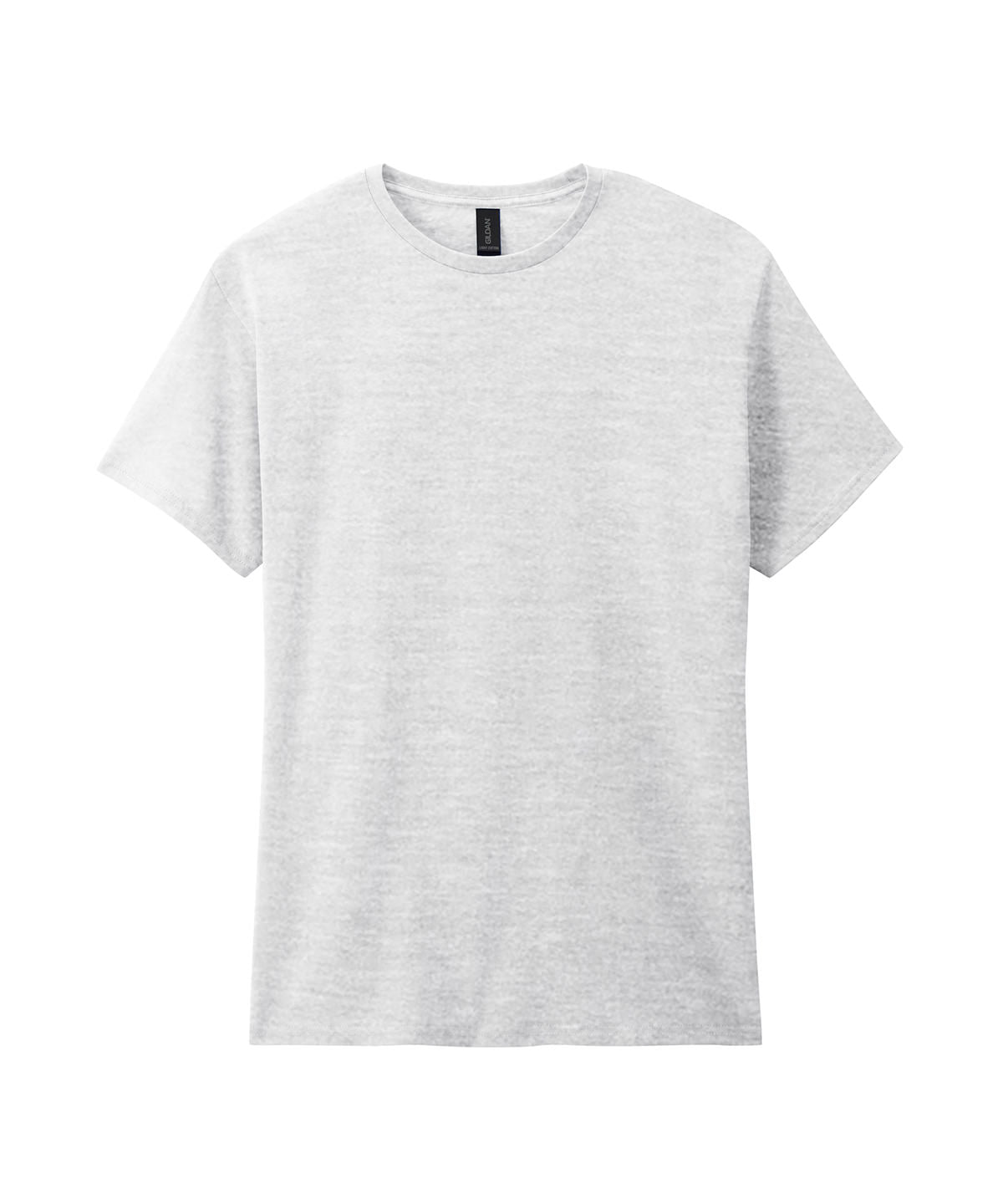 Gildan Light cotton adult t-shirt in Ash Grey, front view