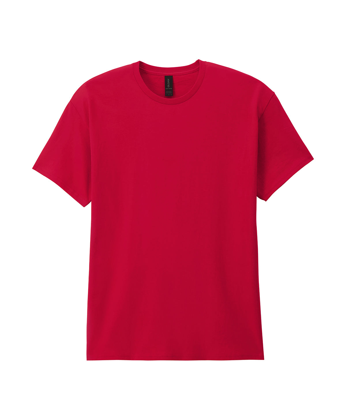 Gildan Light cotton adult t-shirt in Cherry Red, front view