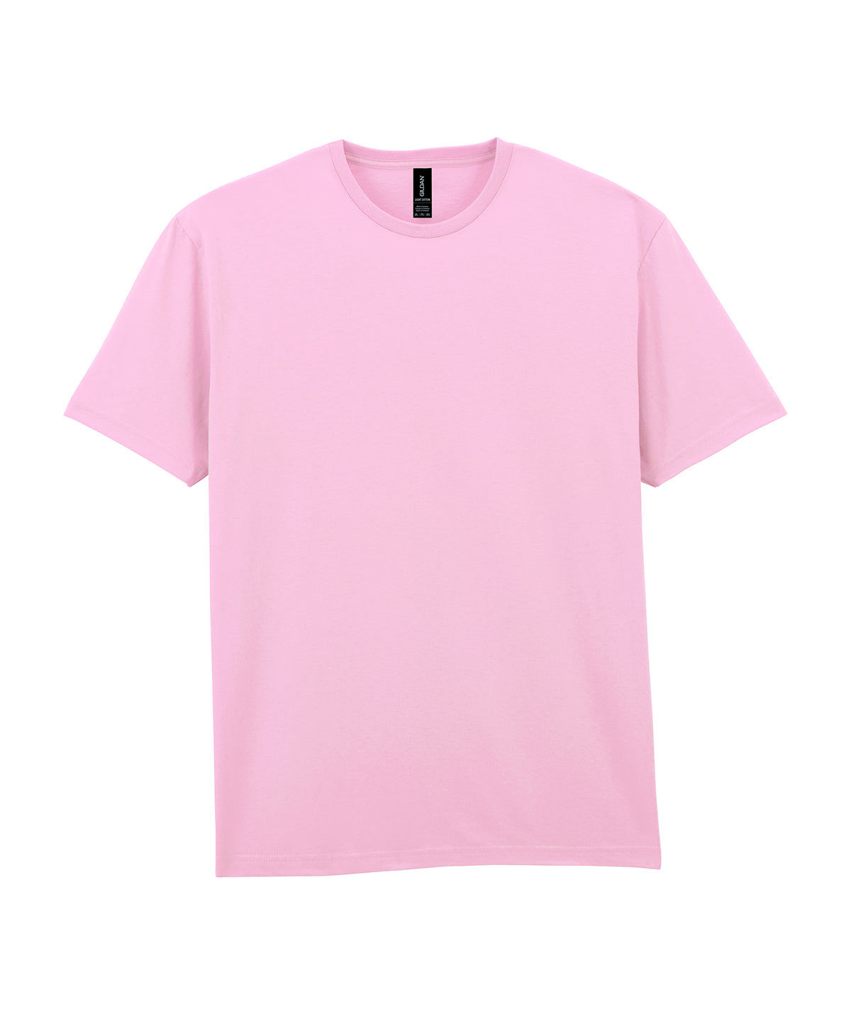 Gildan Light cotton adult t-shirt in Light Pink, front view
