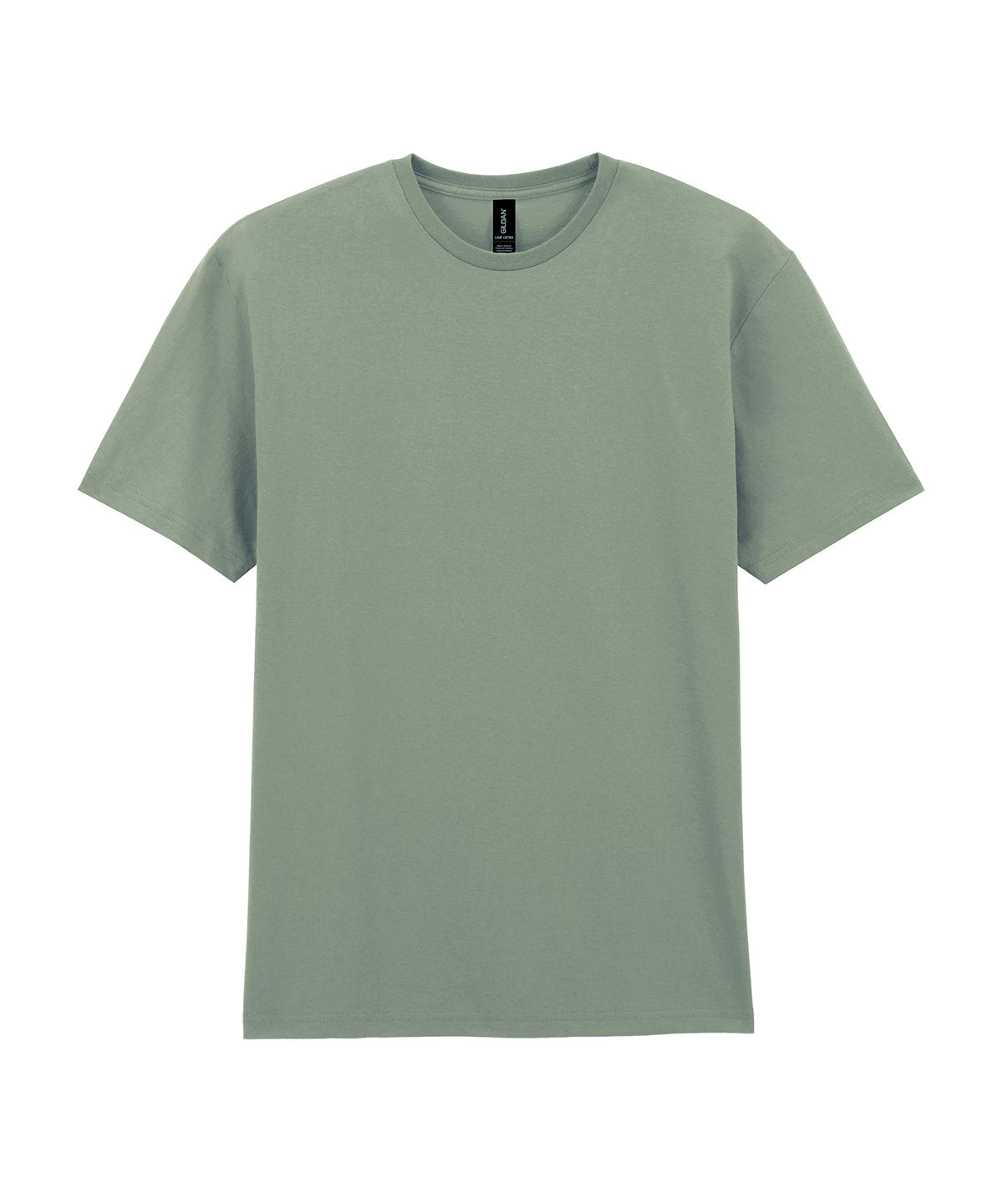 Gildan Light cotton adult t-shirt in Sage, front view