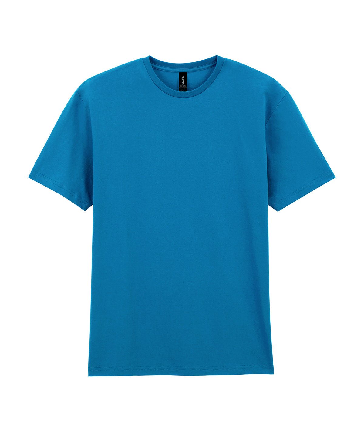 Gildan Light cotton adult t-shirt in Sapphire, front view