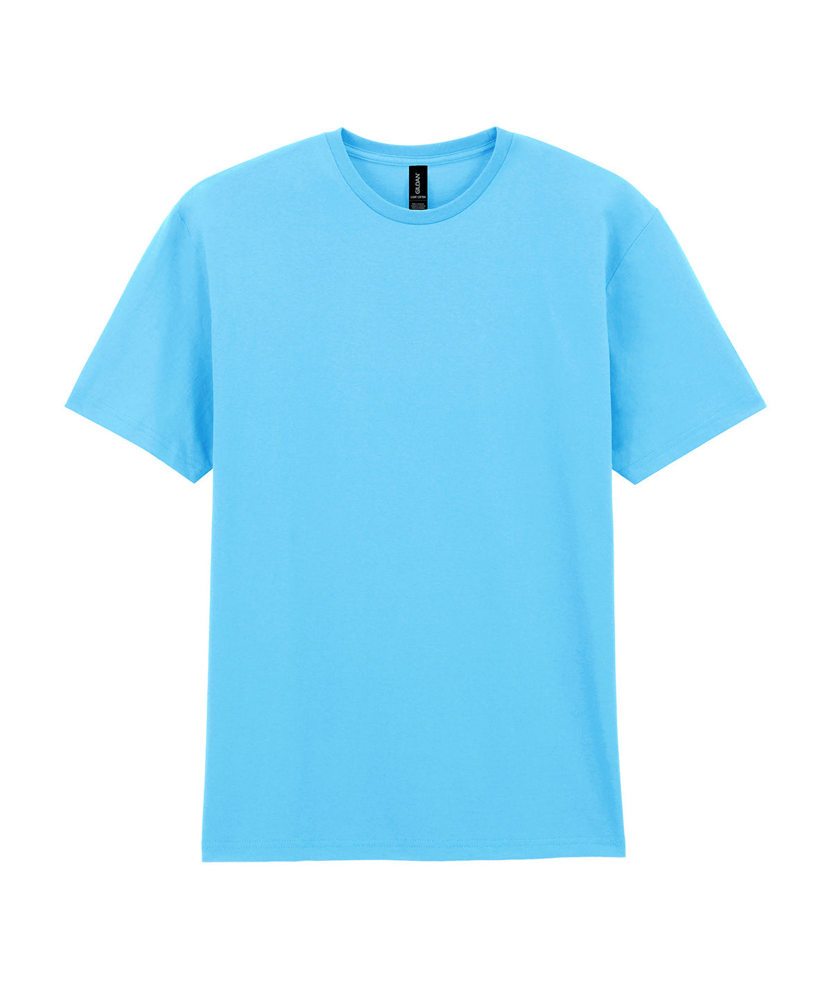 Gildan Light cotton adult t-shirt in Sky, front view