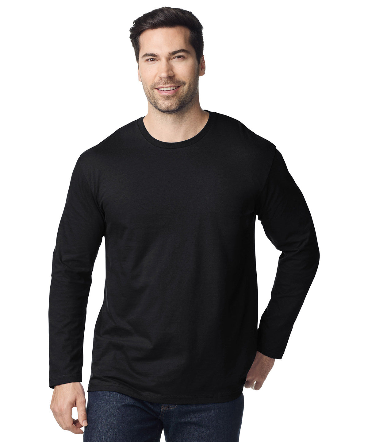 Gildan Softstyle long sleeve t-shirt, lifestyle photo