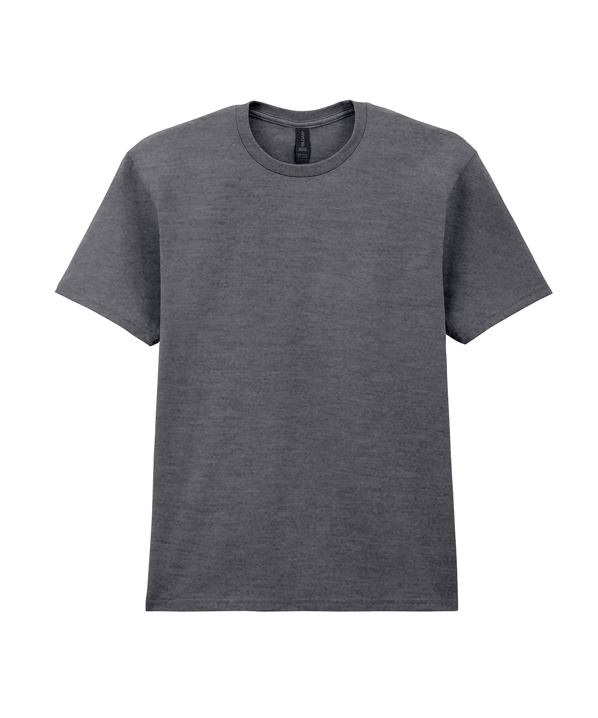 Gildan Softstyle midweight adult t-shirt in Graphite Heather, front view