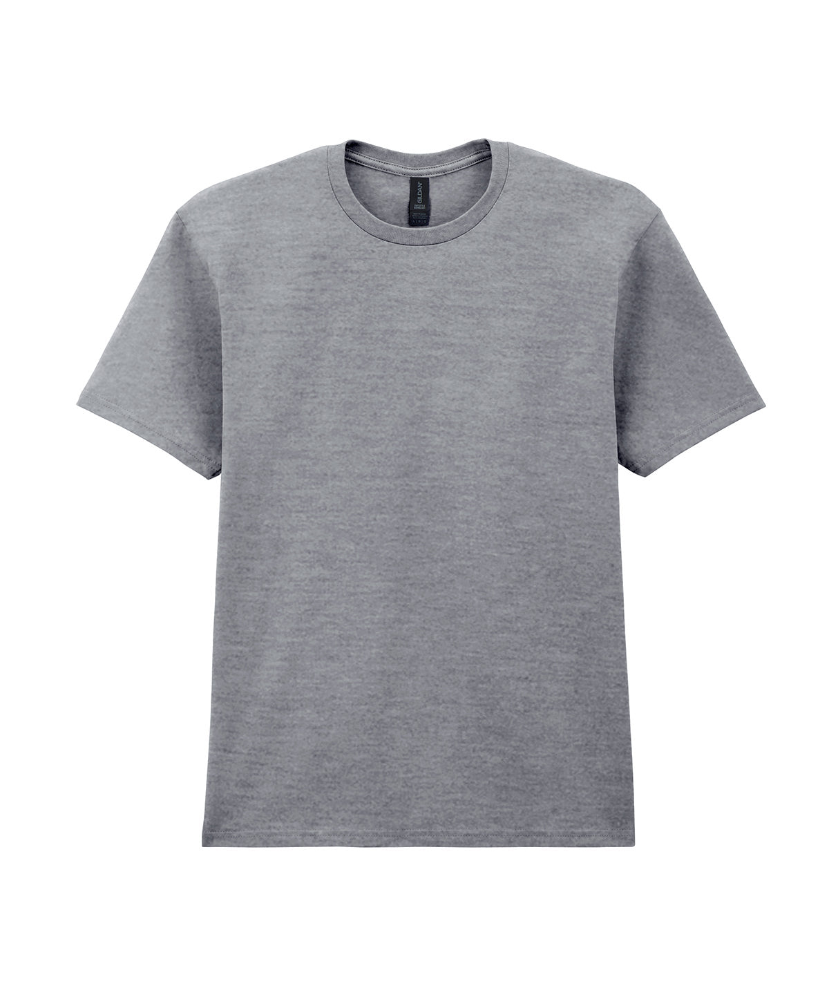 Gildan Softstyle midweight adult t-shirt in Ringspun Sport Grey, front view