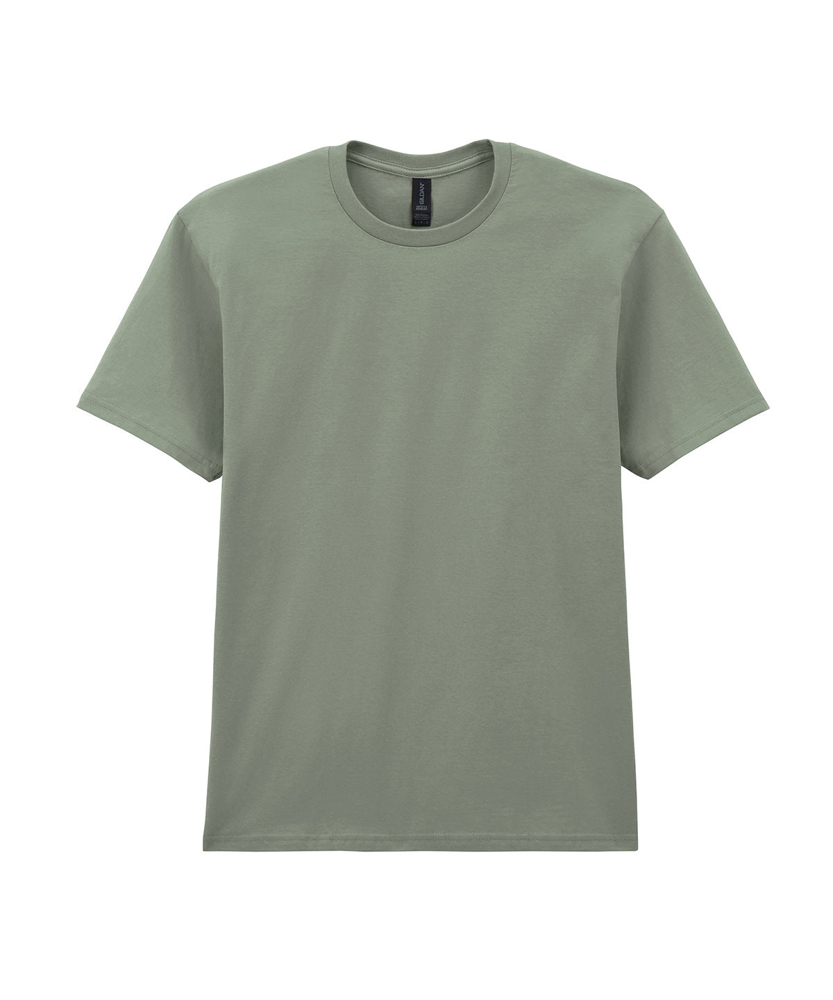 Gildan Softstyle midweight adult t-shirt in Sage, front view