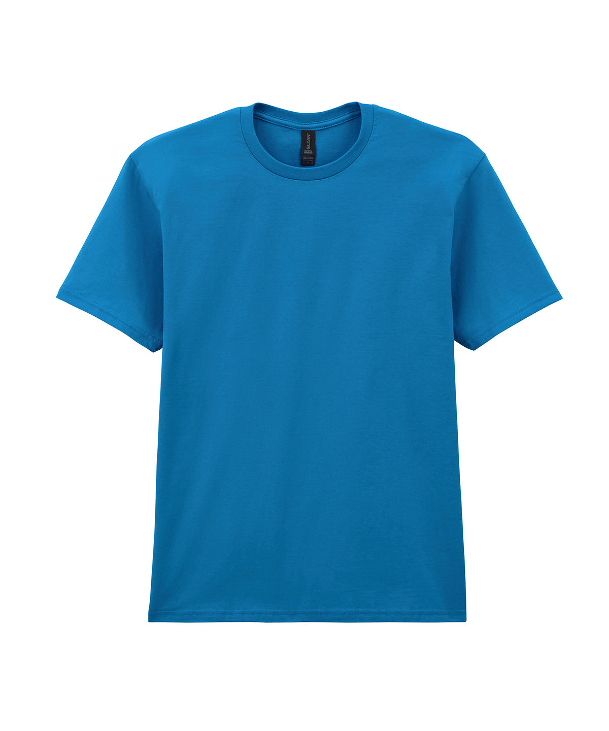 Gildan Softstyle midweight adult t-shirt in Sapphire, front view