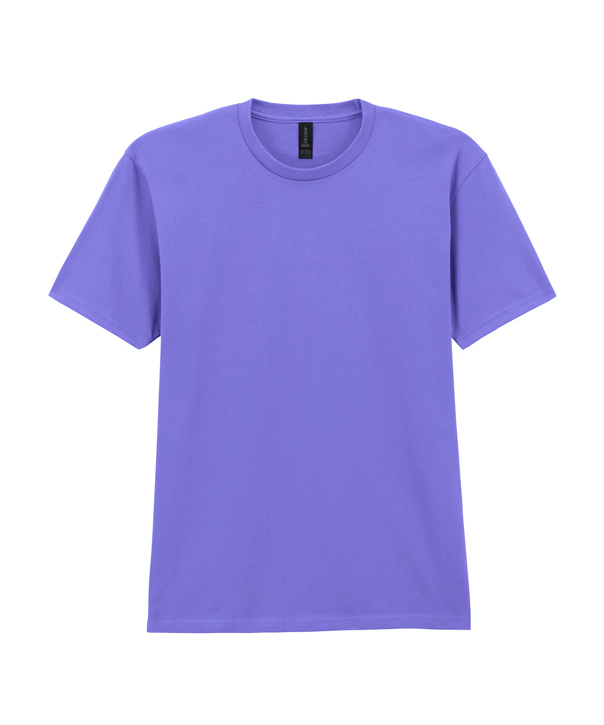 Gildan Softstyle midweight adult t-shirt in Violet, front view