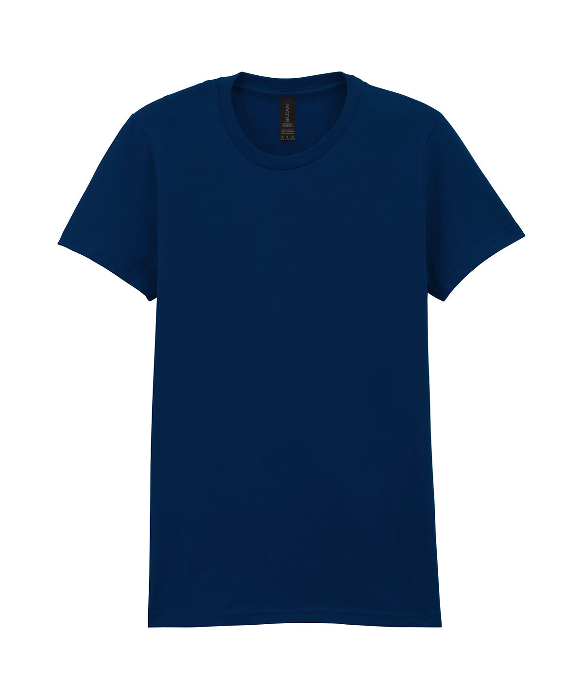 Gildan Softstyle midweight women’s t-shirt in Navy, front view