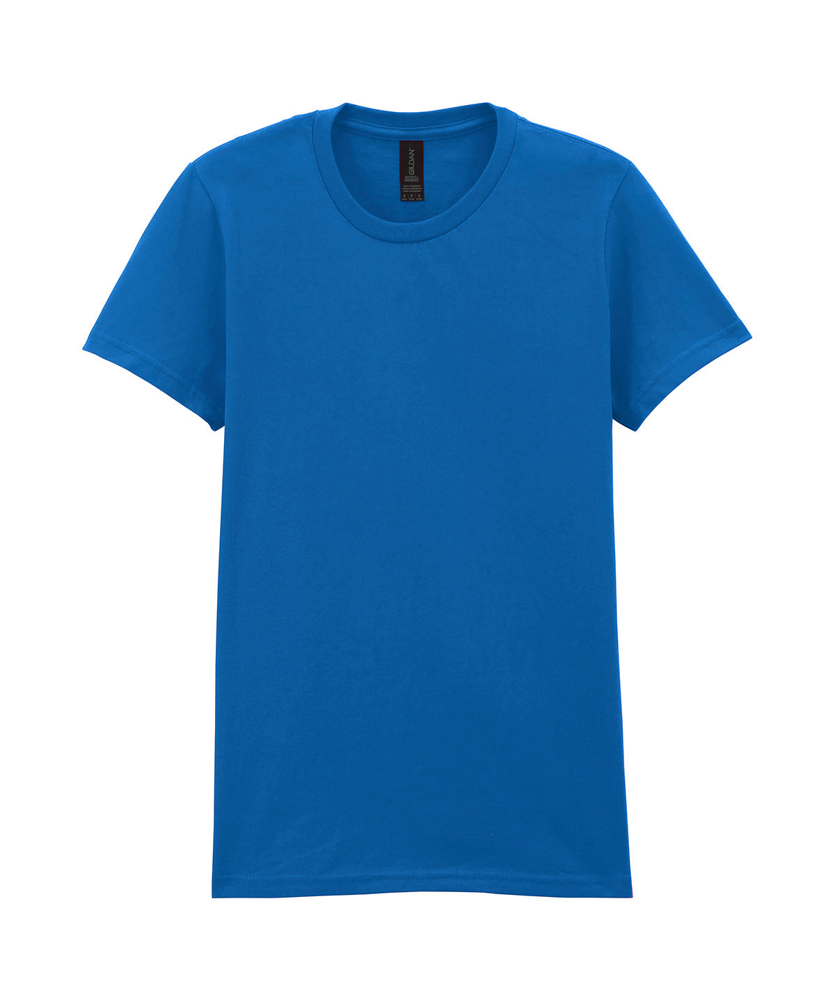 Gildan Softstyle midweight women’s t-shirt in Royal, front view