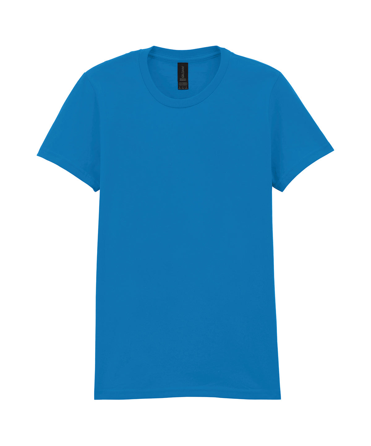 Gildan Softstyle midweight women’s t-shirt in Sapphire, front view