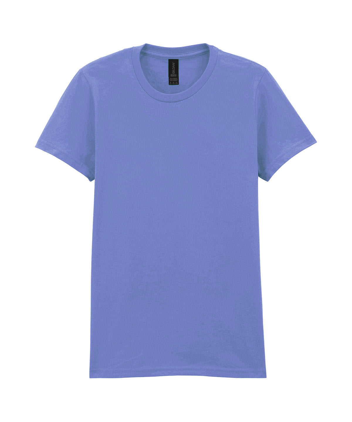 Gildan Softstyle midweight women’s t-shirt in Violet, front view