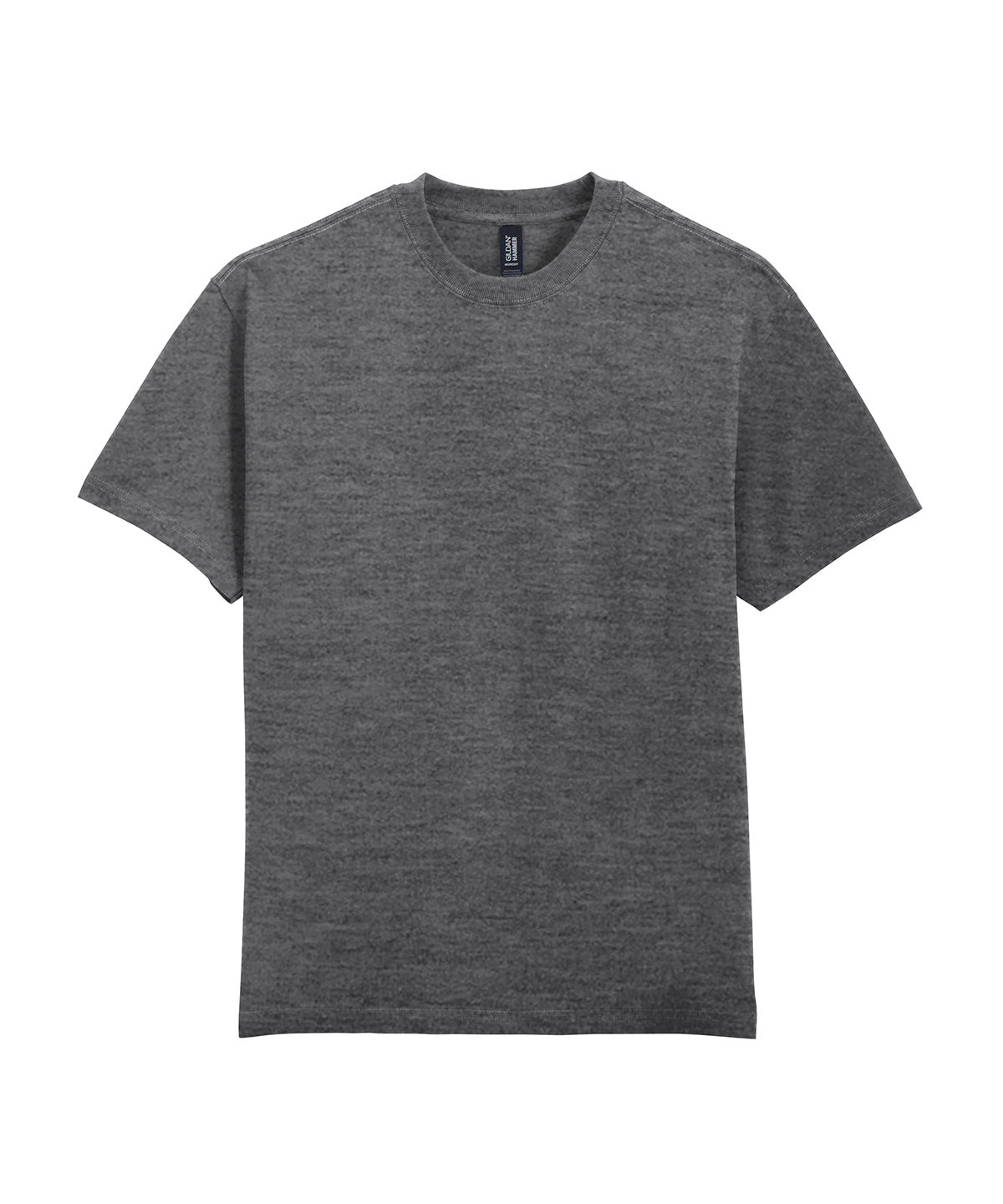 Gildan Hammer Maxweight adult t-shirt in Graphite Heather, front view