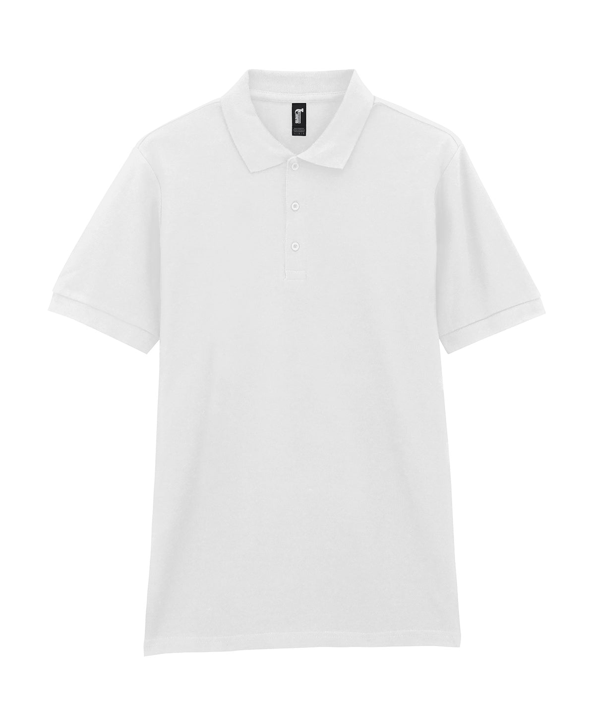 Gildan Hammer piqué sport shirt in White, front view