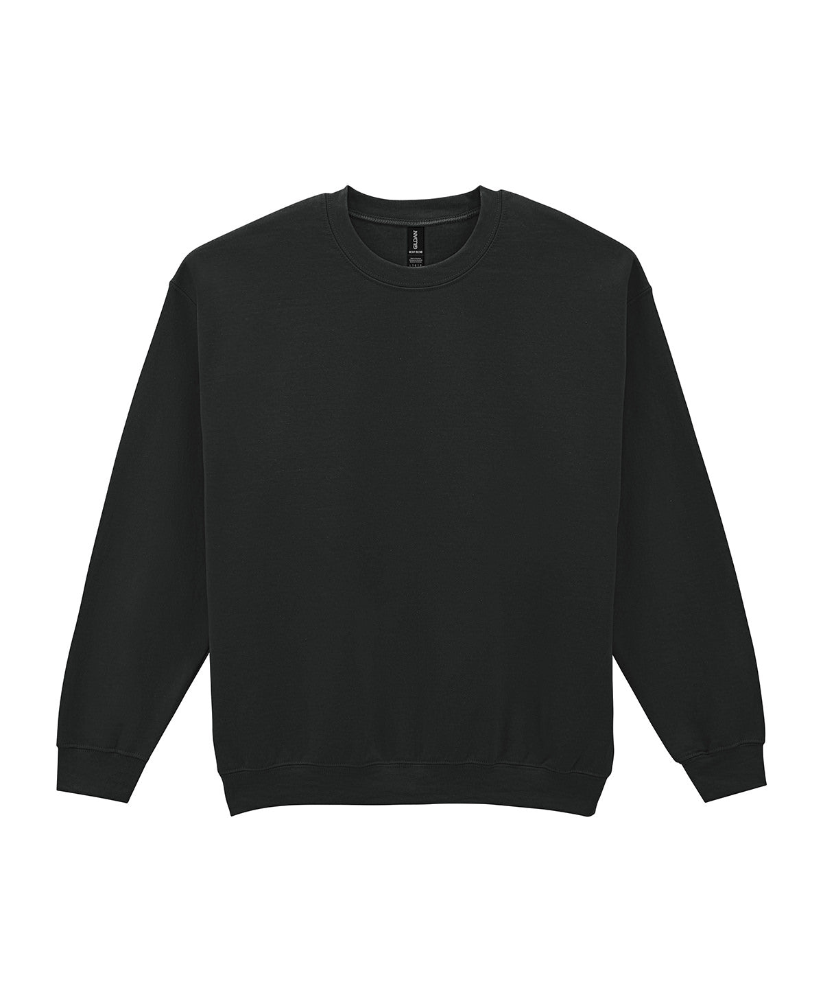 Gildan Heavy Blend adult crew neck sweatshirt in Black†, front view