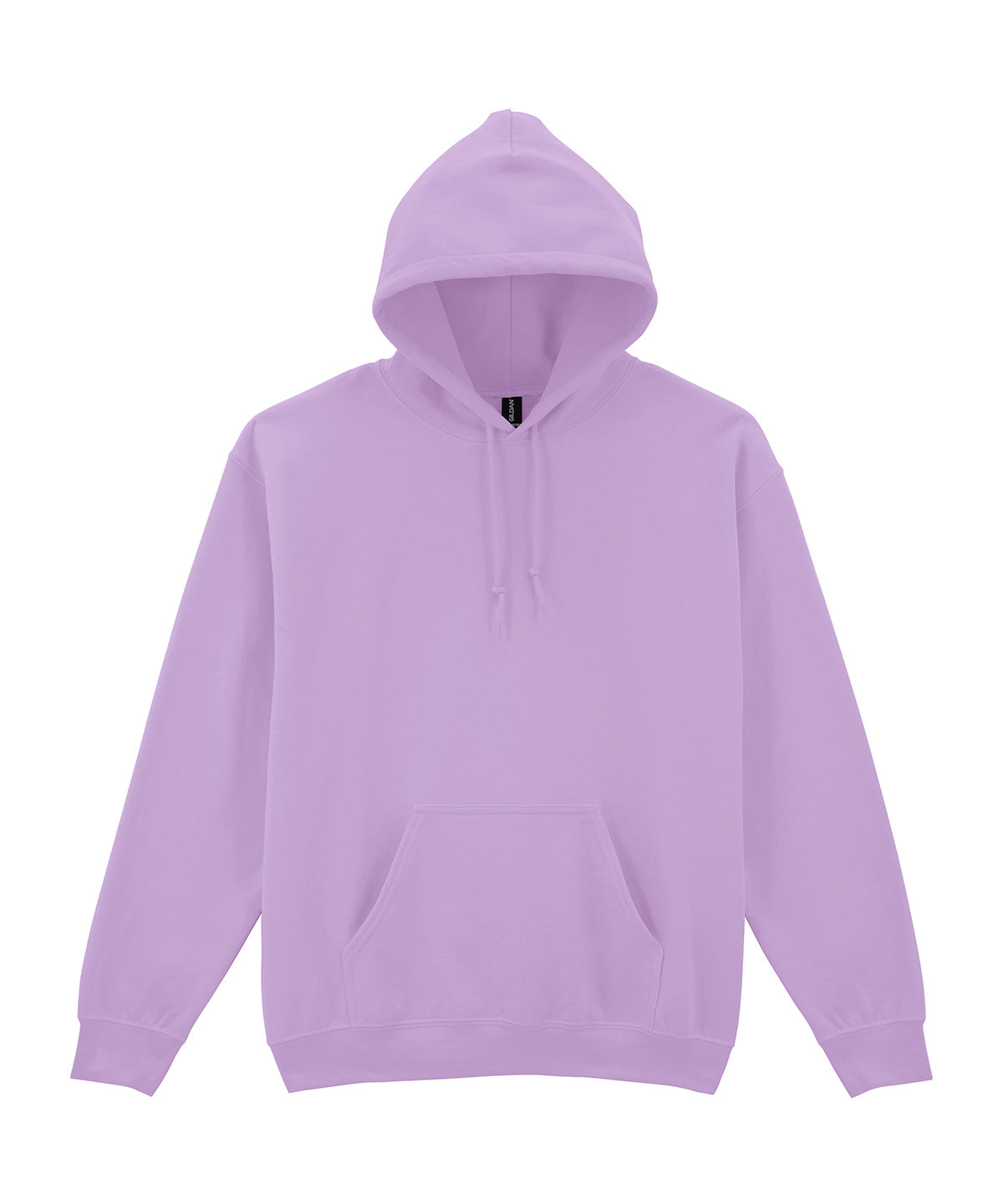 Gildan Heavy Blend hooded sweatshirt in Orchid, front view