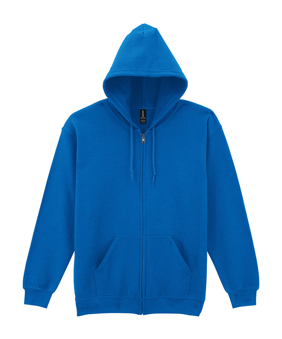 Gildan Heavy Blend  full-zip hooded sweatshirt in Royal†, front view