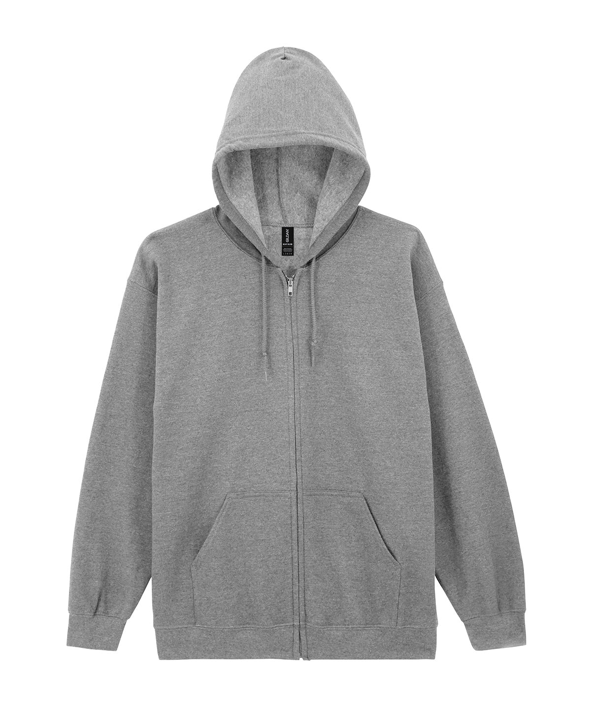 Gildan Heavy Blend  full-zip hooded sweatshirt in Sport Grey†, front view