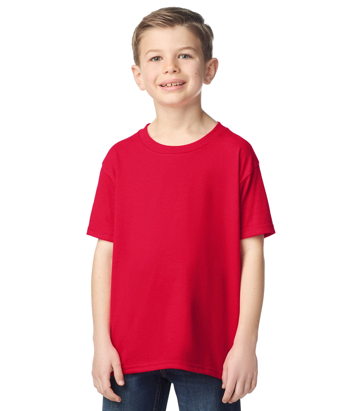 Gildan Heavy Cotton youth t-shirt, lifestyle photo