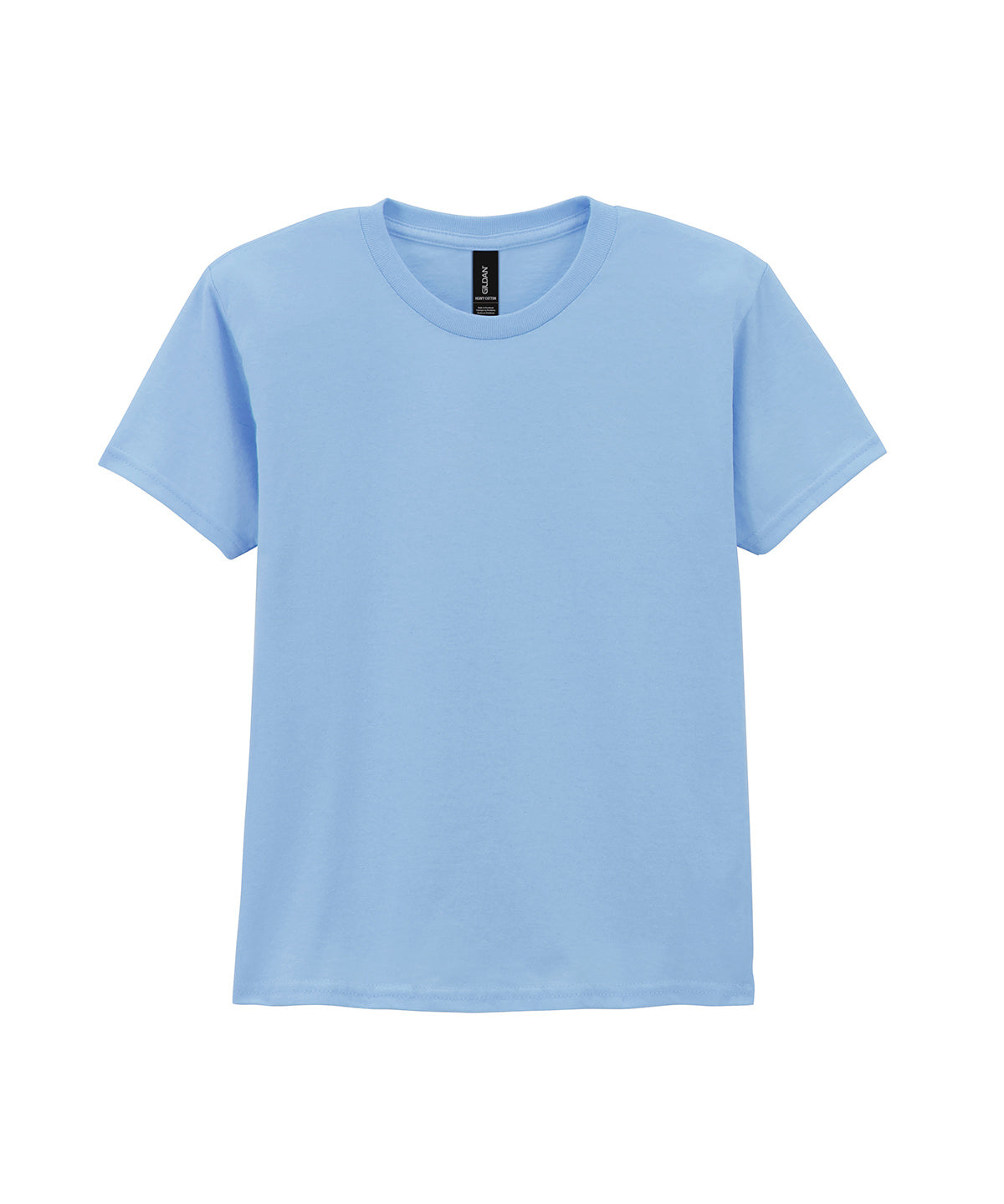 Gildan Heavy Cotton youth t-shirt in Light Blue, front view
