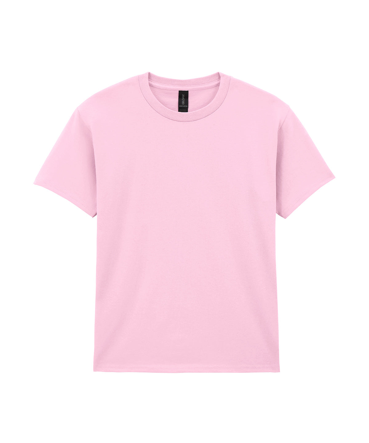 Gildan Heavy Cotton youth t-shirt in Light Pink, front view