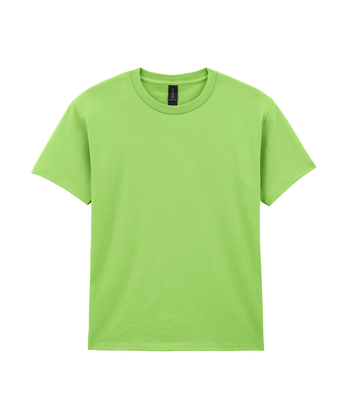 Gildan Heavy Cotton youth t-shirt in Lime, front view