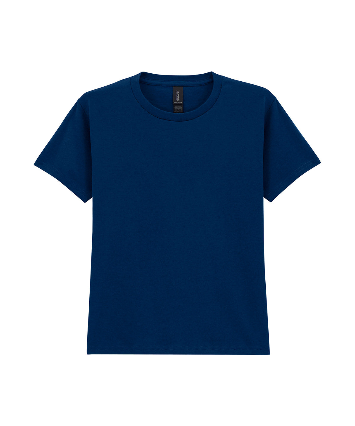 Gildan Heavy Cotton youth t-shirt in Navy, front view
