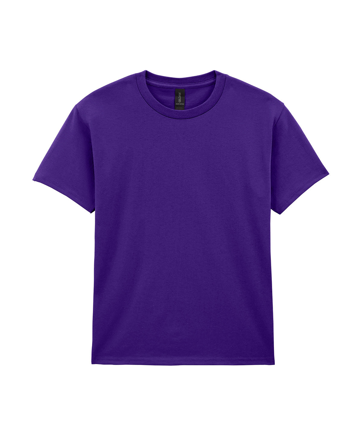 Gildan Heavy Cotton youth t-shirt in Purple, front view