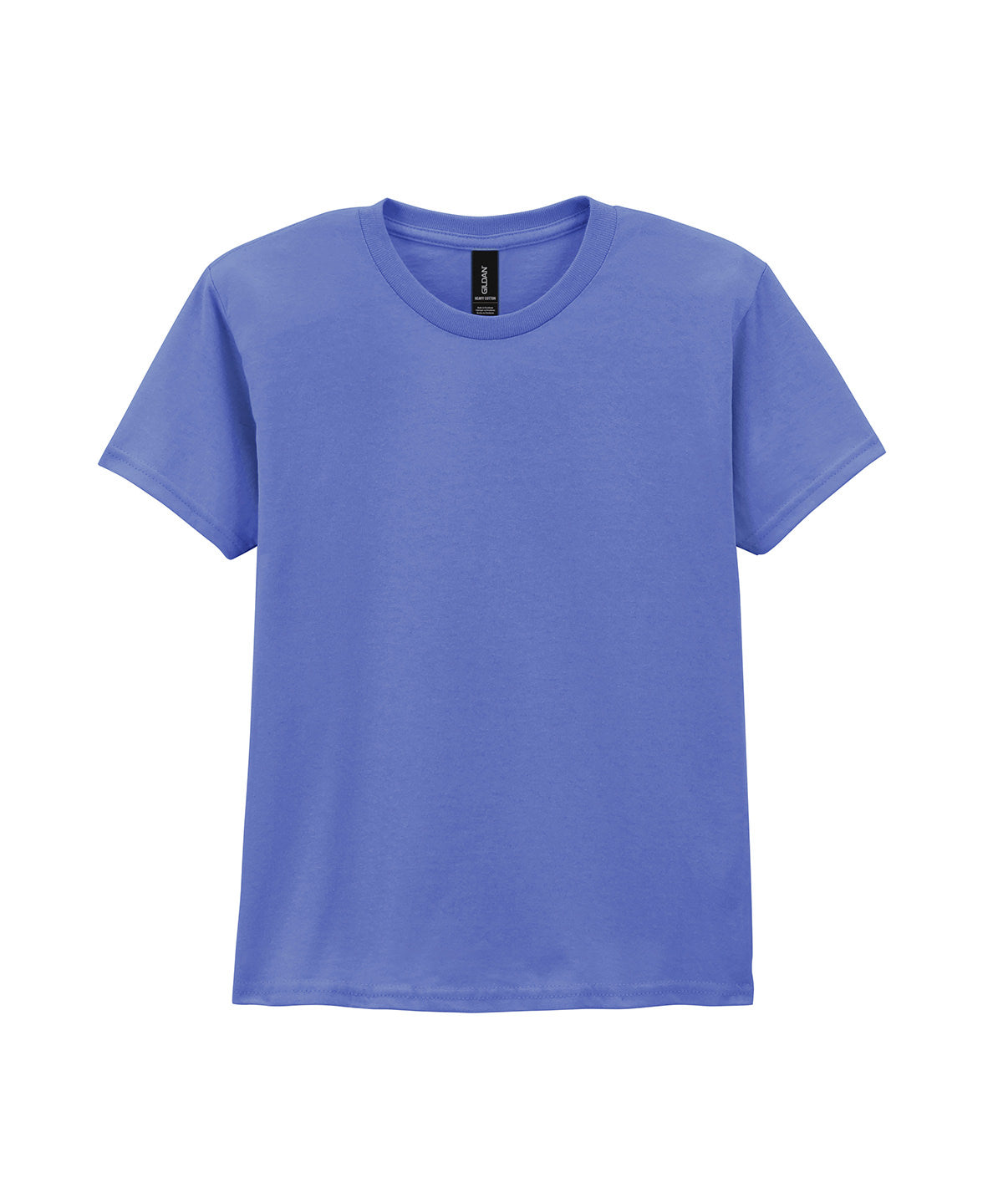 Gildan Heavy Cotton youth t-shirt in Violet, front view