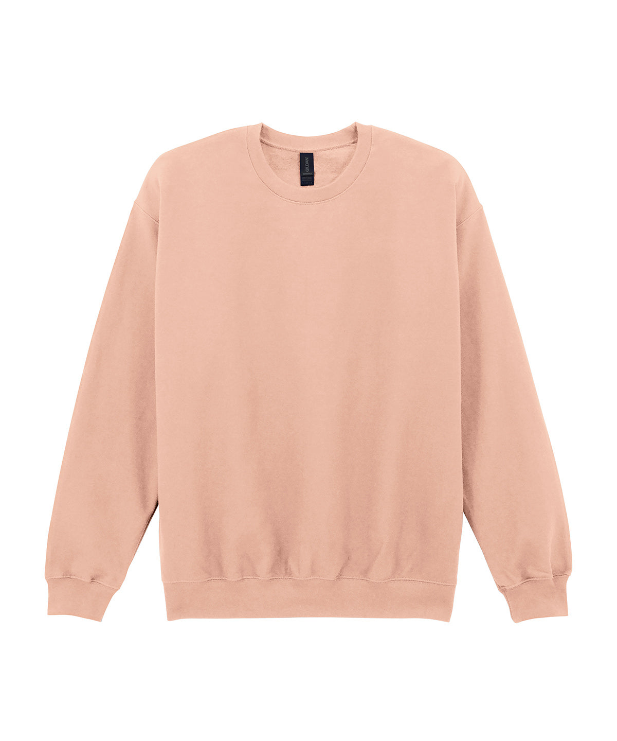 Gildan Softstyle midweight fleece adult crew neck in Dusty Rose, front view