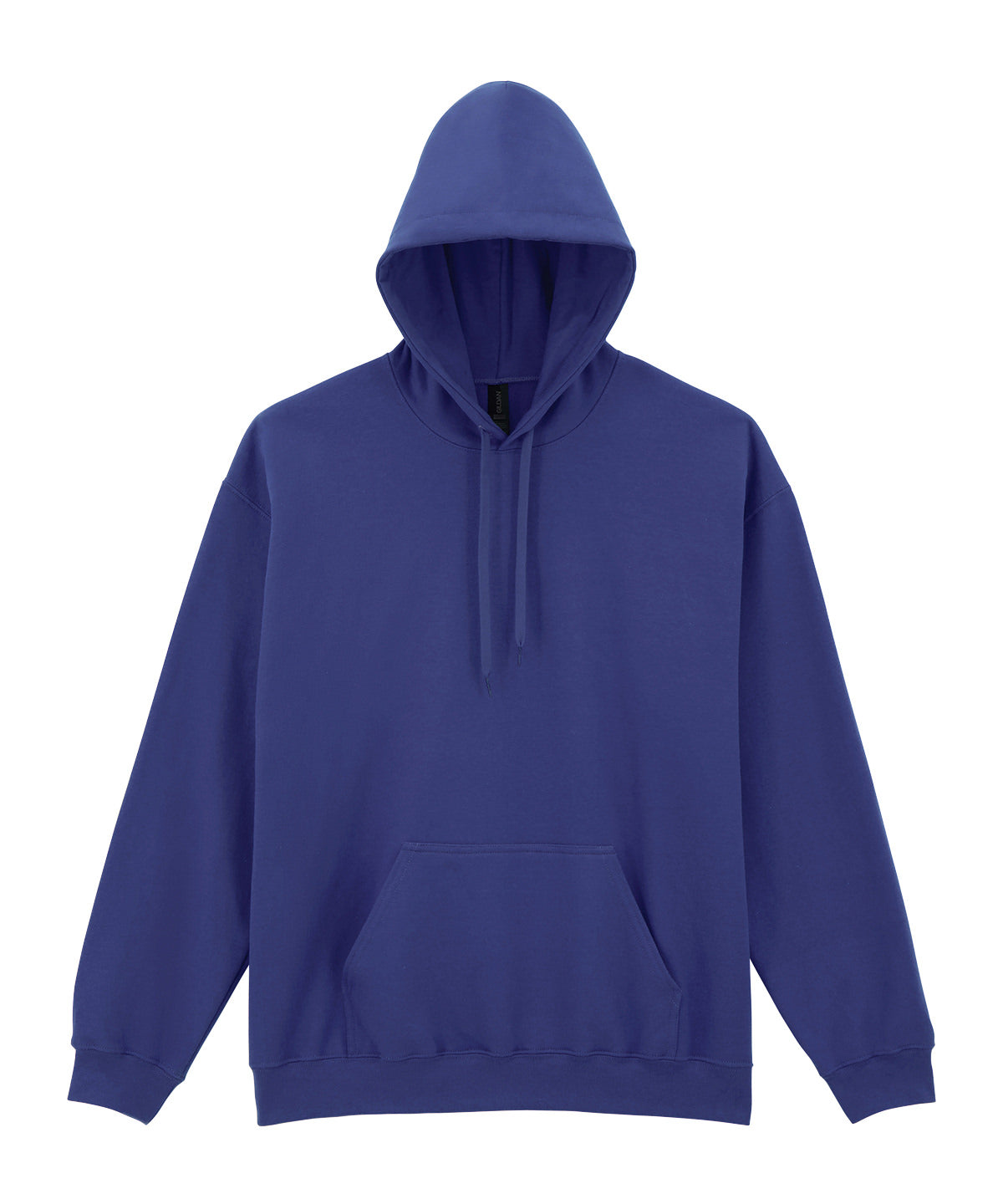 Gildan Softstyle midweight fleece adult hoodie in Cobalt, front view