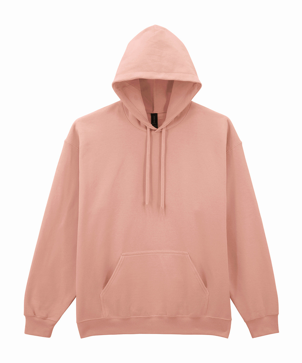 Gildan Softstyle midweight fleece adult hoodie in Dusty Rose, front view