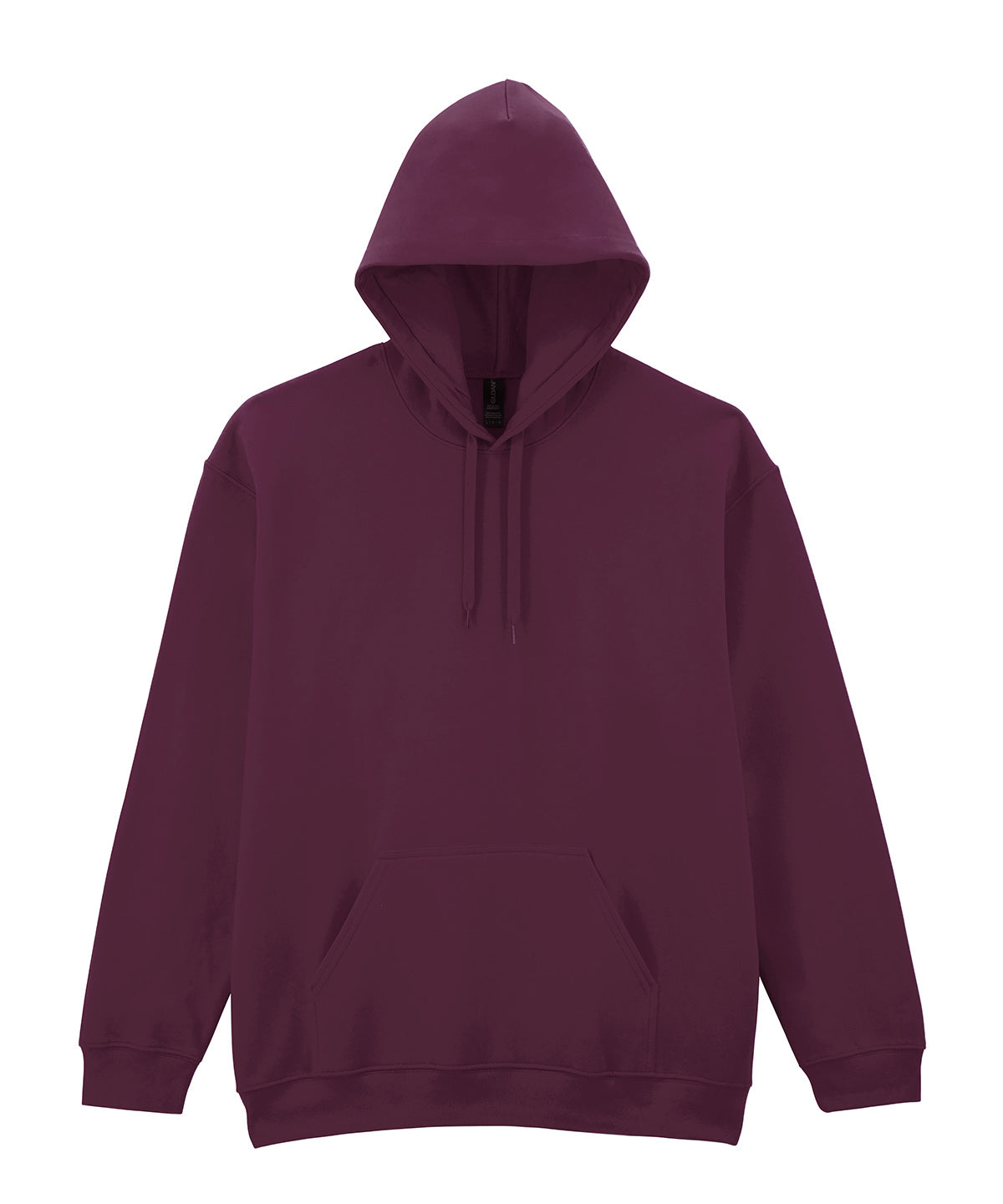 Gildan Softstyle midweight fleece adult hoodie in Maroon, front view