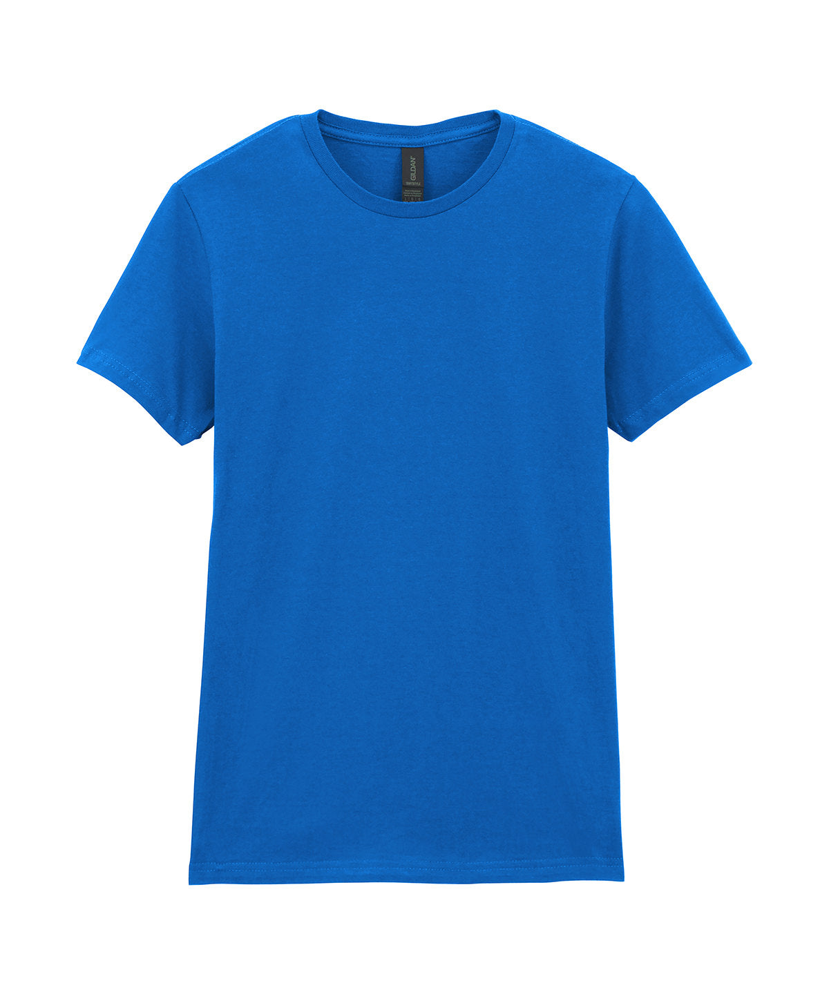 Gildan Softstyle women's ringspun t-shirt in Royal, front view