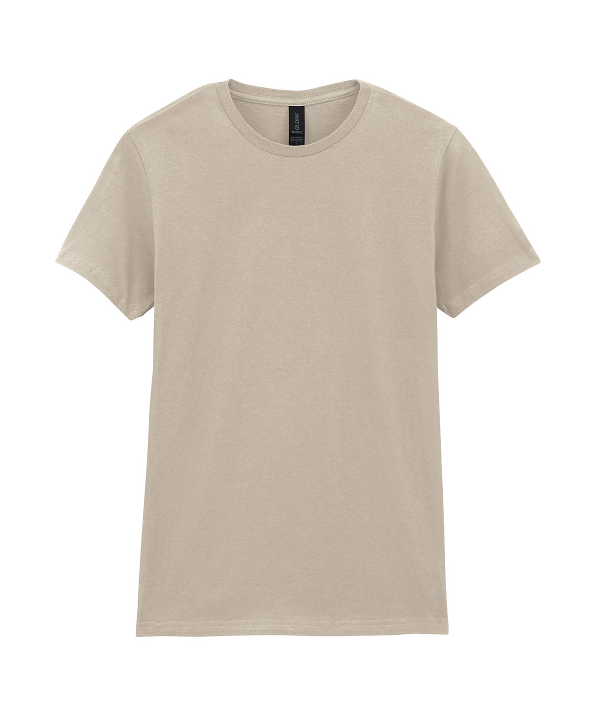 Gildan Softstyle women's ringspun t-shirt in Sand, front view