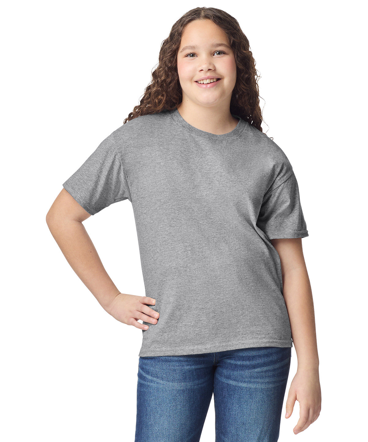 Gildan Light cotton youth t-shirt, lifestyle photo