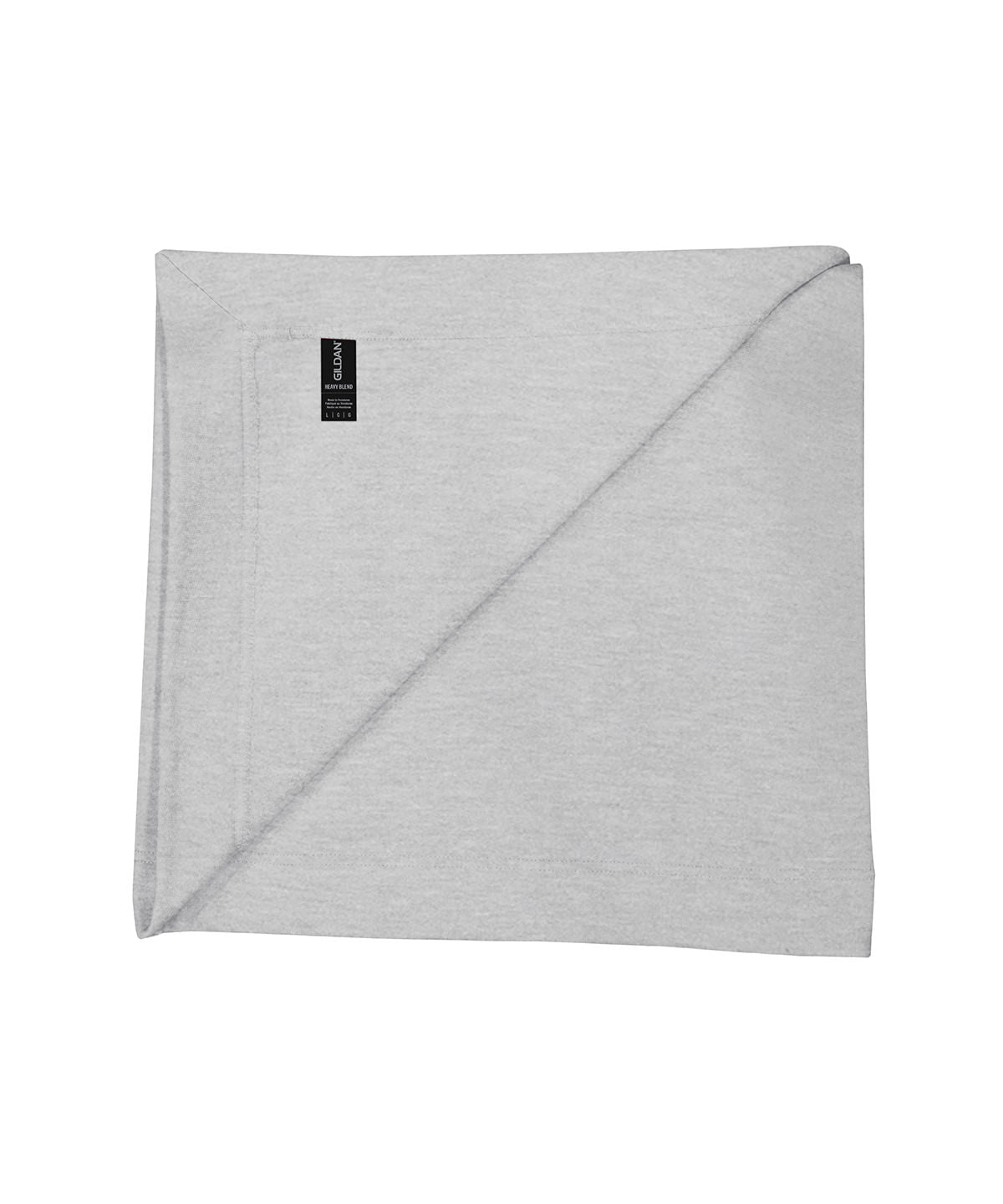 Gildan Heavy Blend fleece stadium blanket in Sport Grey, front view
